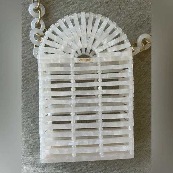 cult gaia Ark Phone Crossbody in Pearl - Picture 2 of 4